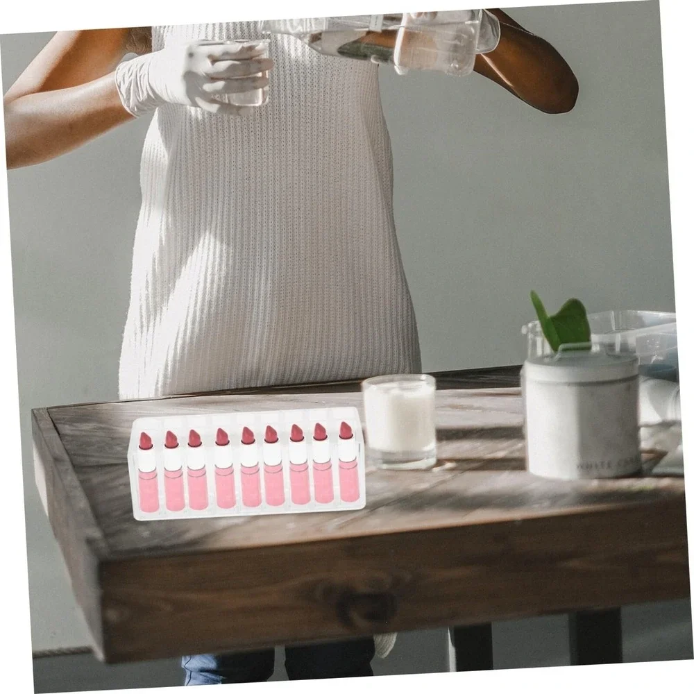 Acrylic Makeup‎ Organizer 24 Lipstick Holder Cosmetic Store Vanity Display Stand